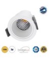 GLOBOSTAR® PLUTO-S 60249 Χωνευτό Downlight Σποτ με Honeycomb Anti Glare Reflector LED 7W 875lm 38° AC 220-240V IP20 Θερμό Λευκό 2700K - Bridgelux COB Chip & TÜV SÜD Driver - Λευκό Ματ - Μ6.4 x Π6.4 x Υ4.9cm - Q5.5cm - 5 Χρόνια Εγγύηση